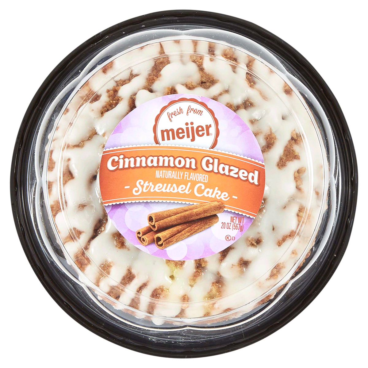 slide 1 of 17, Fresh from Meijer Cinnamon Streusel Creme Cake, 20 oz, 20 oz