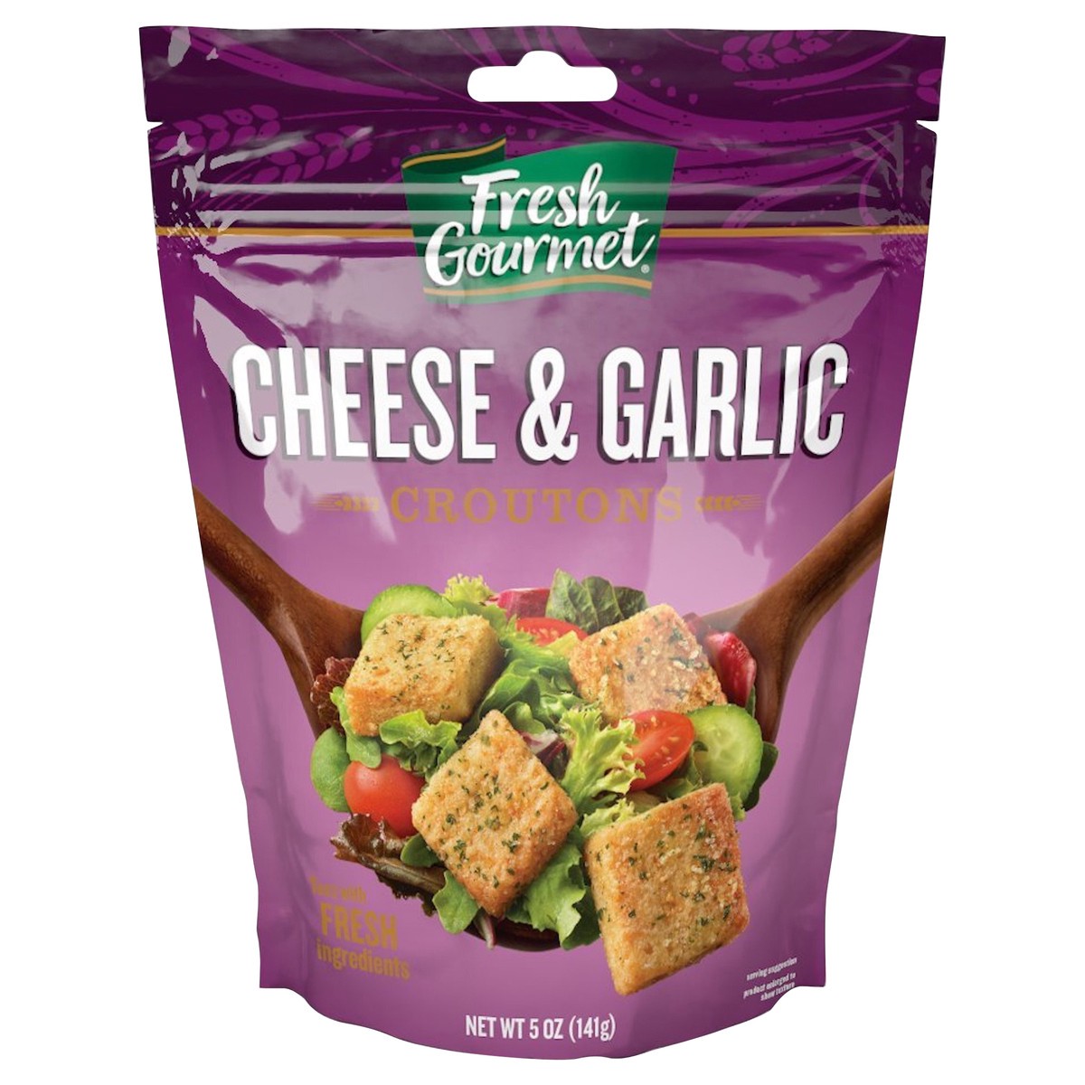 slide 1 of 3, Fresh Gourmet Cheese & Garlic Croutons 5 oz, 5 oz