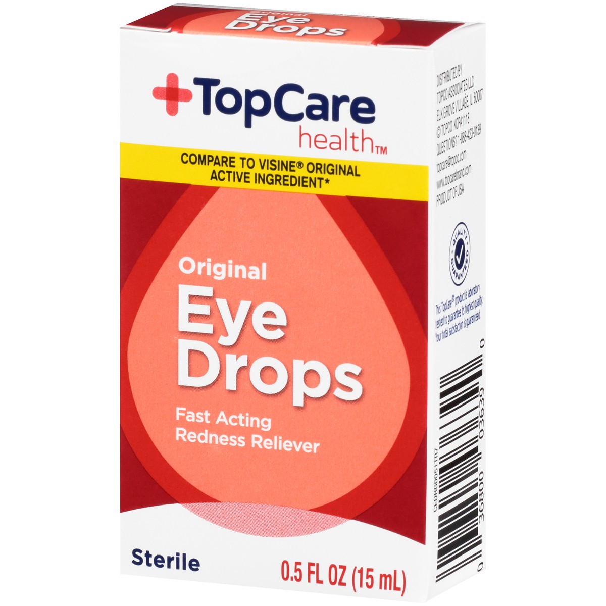 slide 12 of 13, TopCare Eye Drops, 1/2 oz