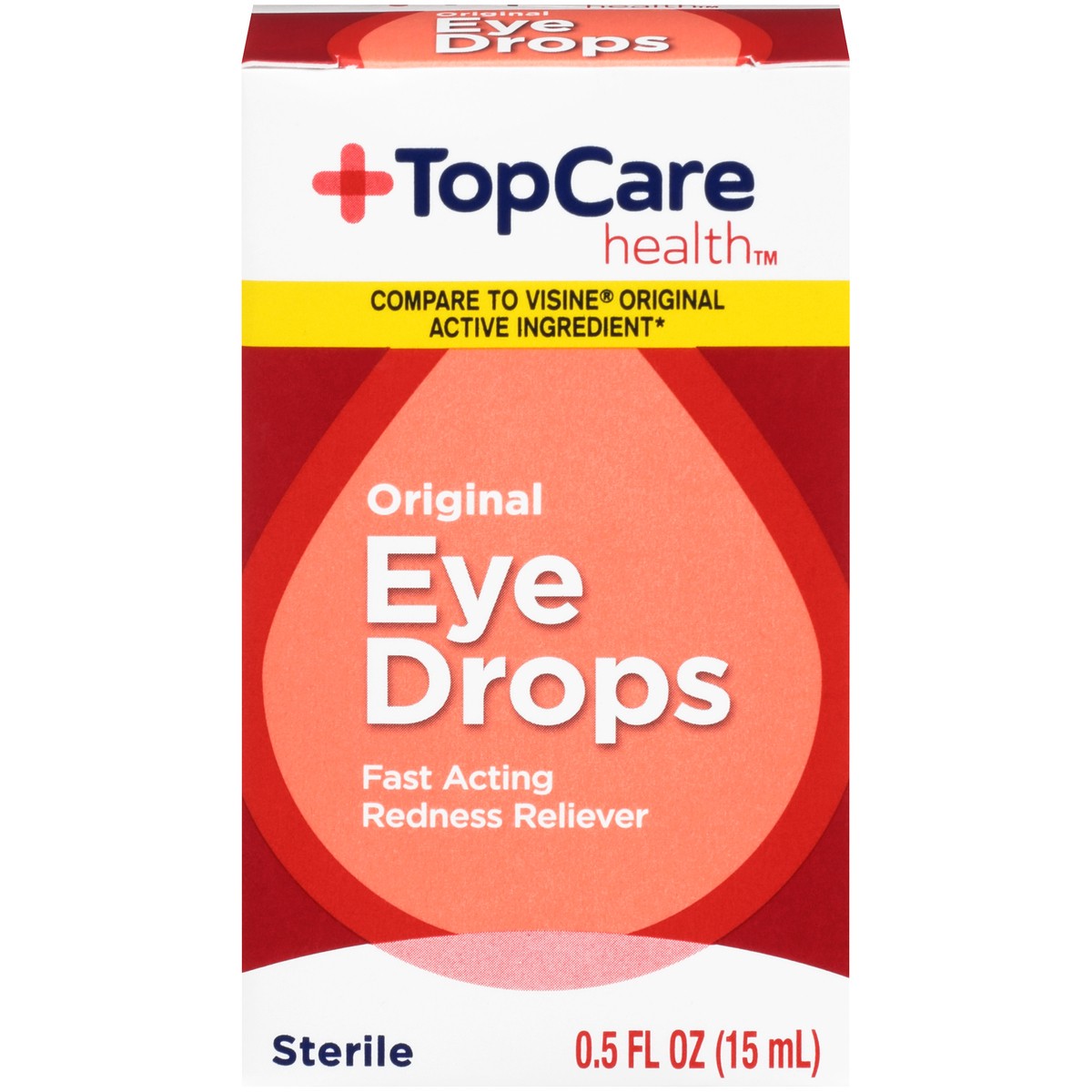 slide 1 of 13, TopCare Eye Drops, 1/2 oz