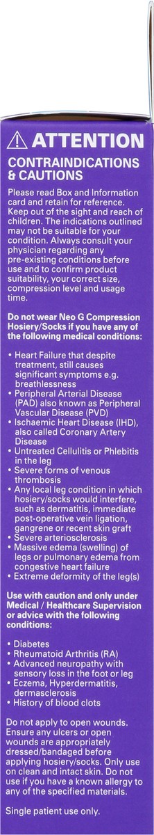 slide 9 of 9, Neo G Comfort Sheer Energizing Knee Highs Large 1 ea, 1 ct