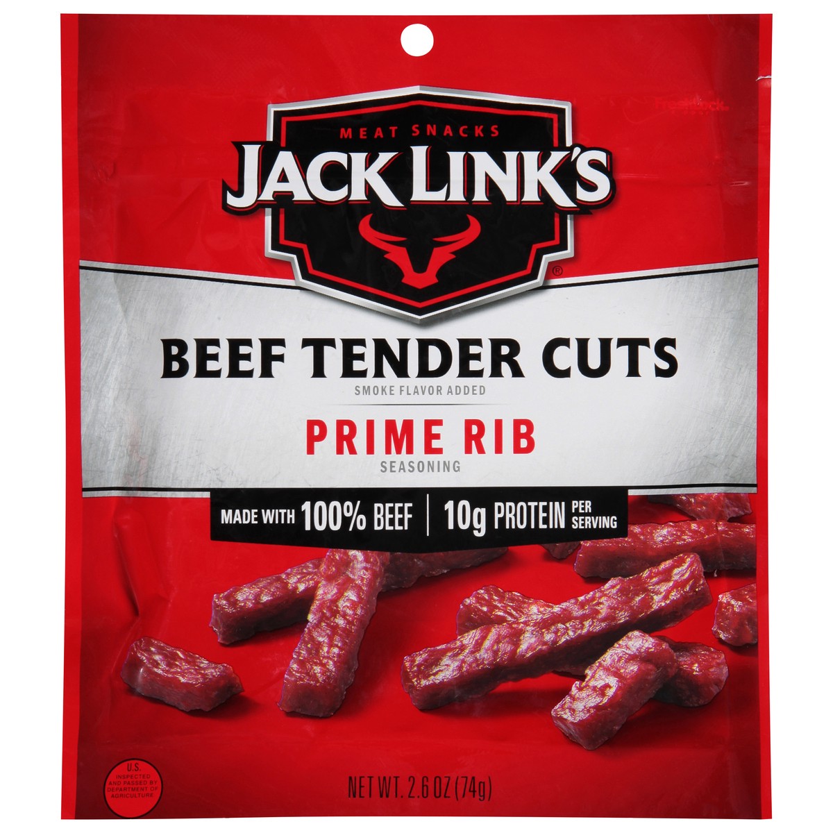 slide 1 of 9, Jack Link's 2.6 Ounce Jack Link's Prime Rib Tender Cuts 1/1 Count, 2.6 oz