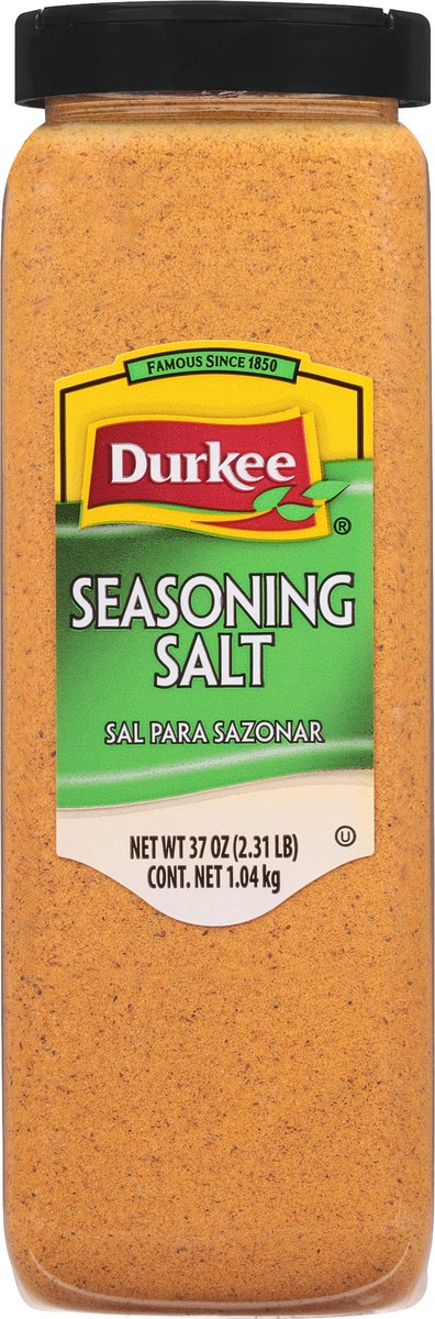 slide 13 of 13, Durkee Seasoning Salt 37 oz, 37 oz