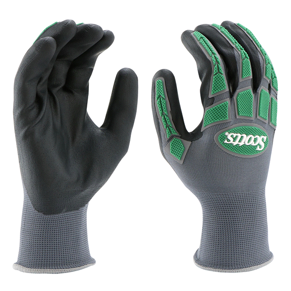 slide 1 of 1, Scotts Dipped With Protection Glove Large, 1 ct