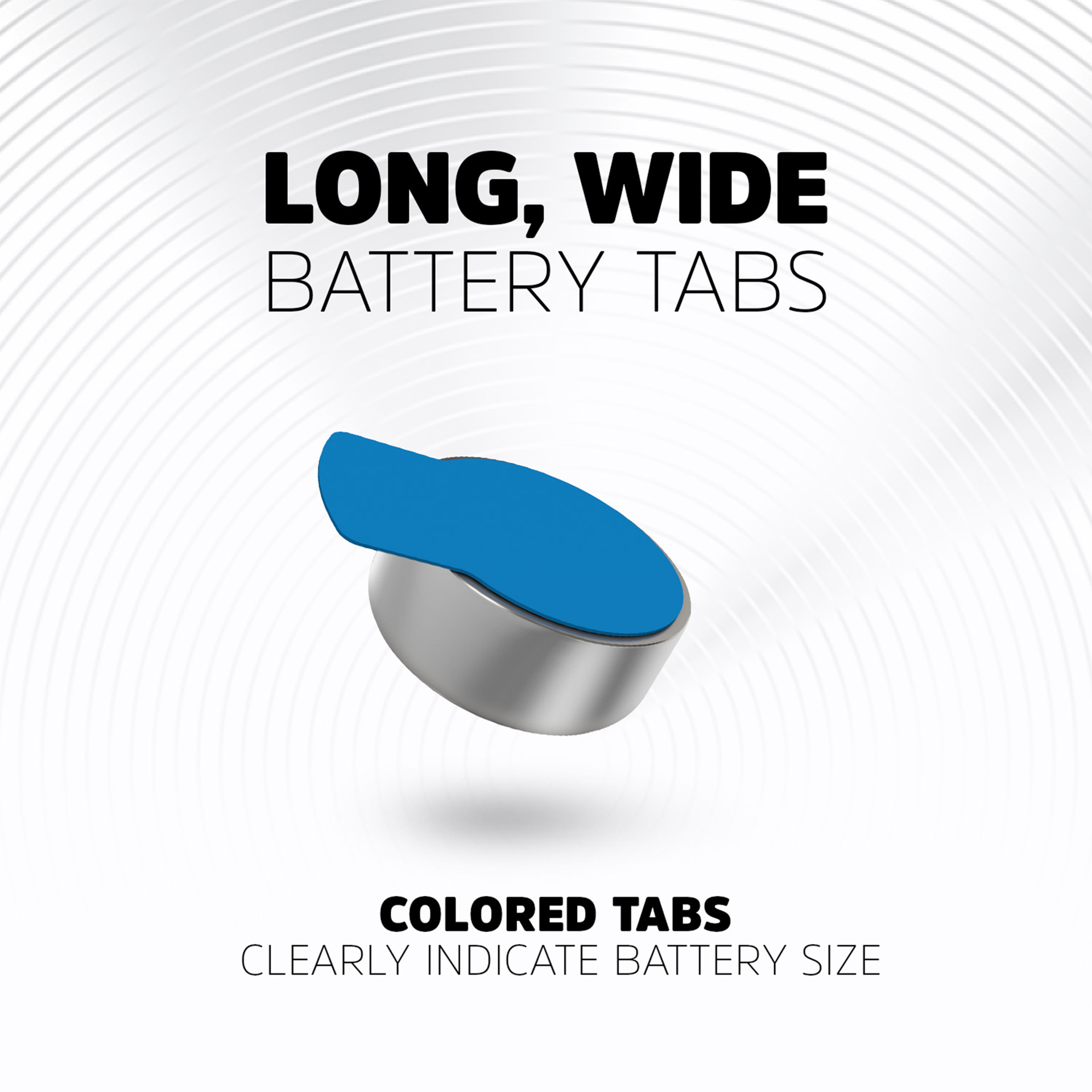 slide 6 of 6, Energizer Hearing Aid Batteries Size 675, Blue Tab, 6 ct