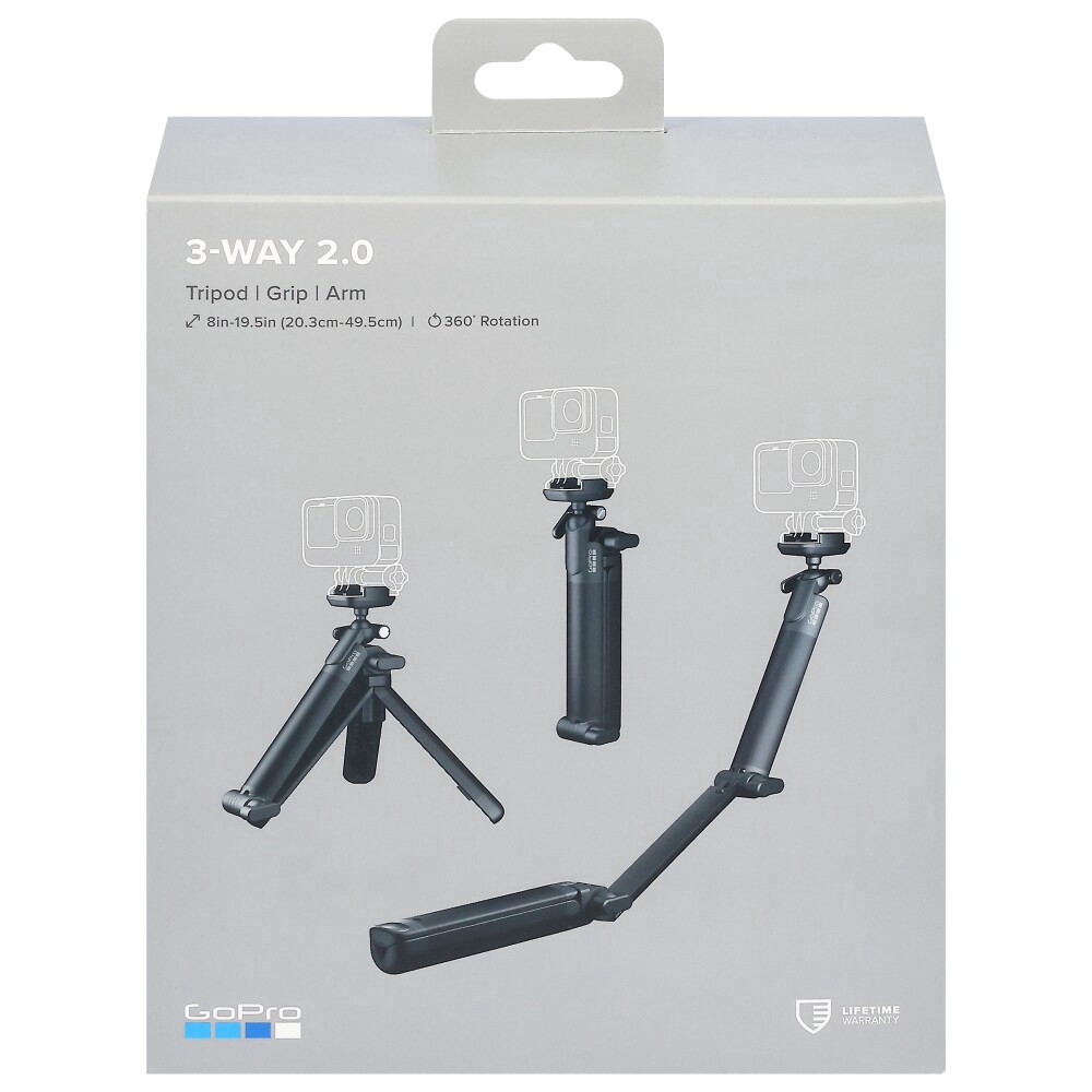 slide 3 of 6, Gopro 3-Way Grip & Tripod, 1 ct