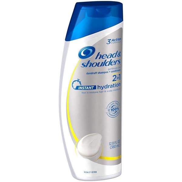 slide 1 of 1, Head & Shoulders 2in1 Instant Hydration Dandruff Shampoo & Conditioner, 12.8 oz