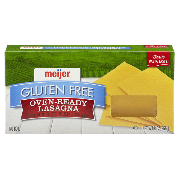 slide 1 of 1, Meijer Gluten Free Oven Ready Lasagna, 9 oz
