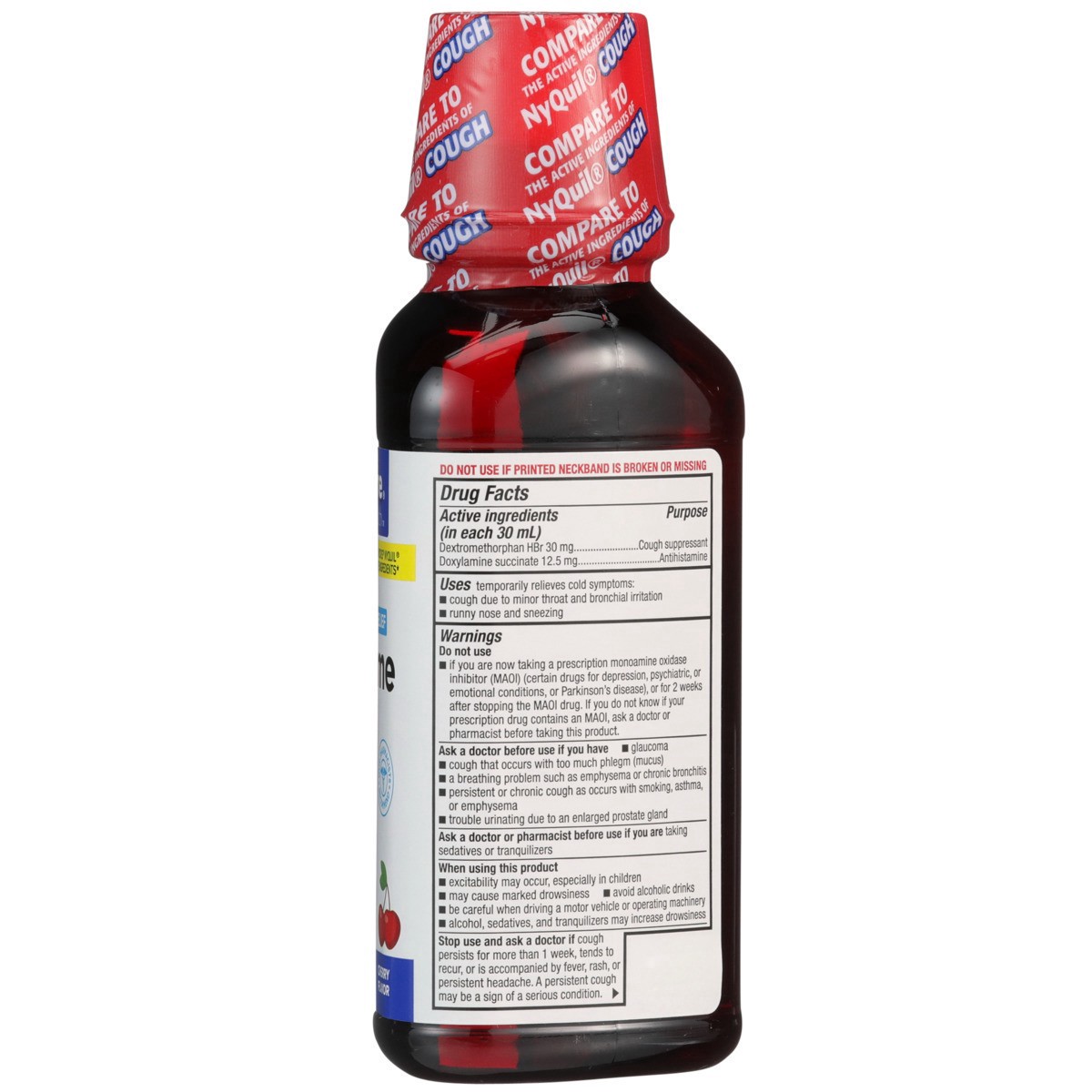 slide 8 of 9, TopCare Nite Time Cough Syrup, Cherry, 12 fl oz