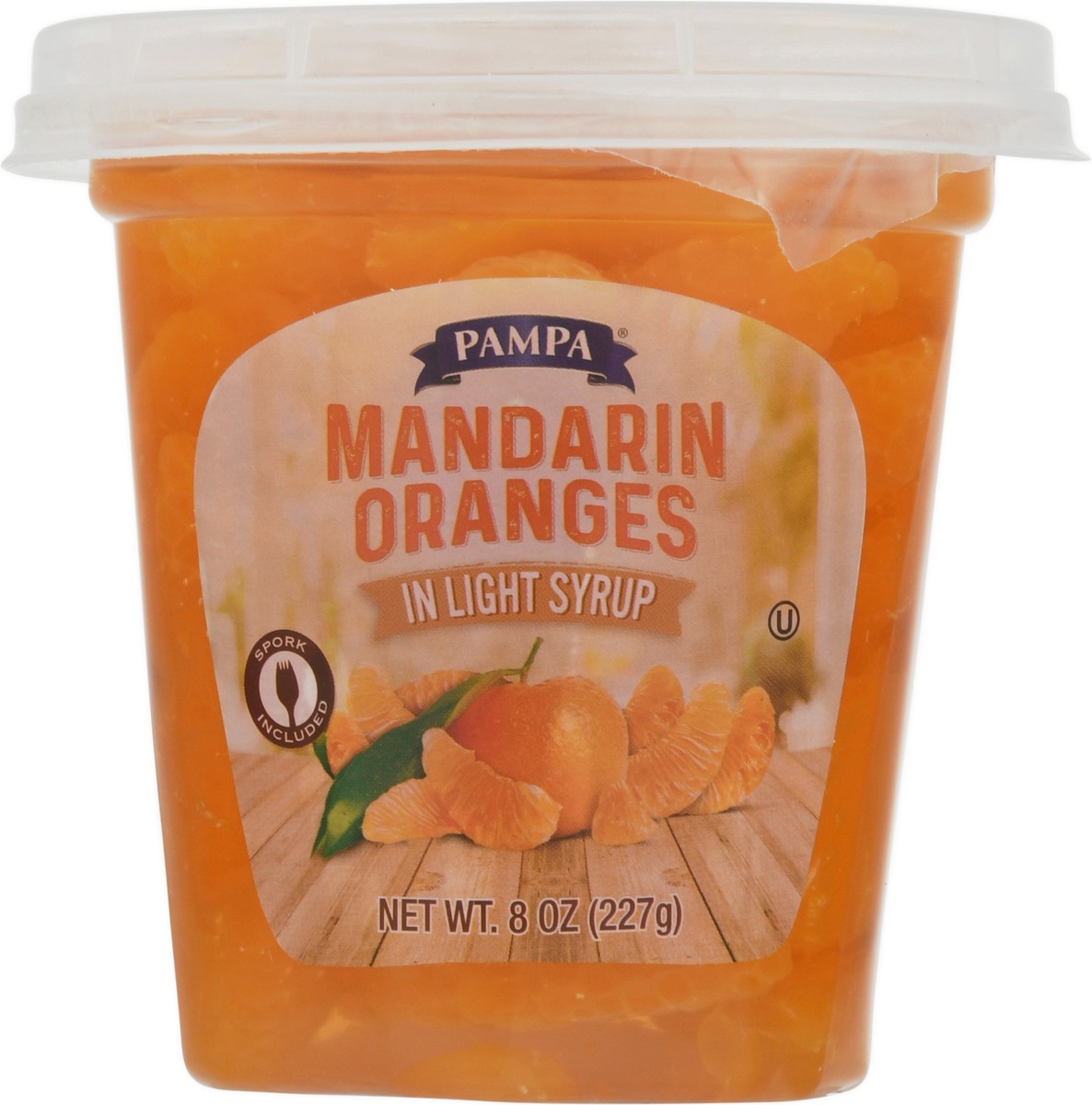 slide 1 of 9, Pampa Mandarin Oranges in Light Syrup 8 oz, 8 oz