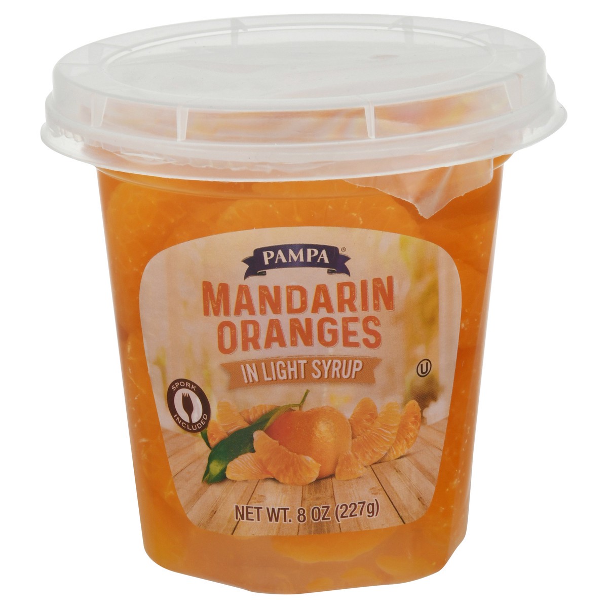 slide 1 of 9, Pampa Mandarin Oranges in Light Syrup 8 oz, 8 oz