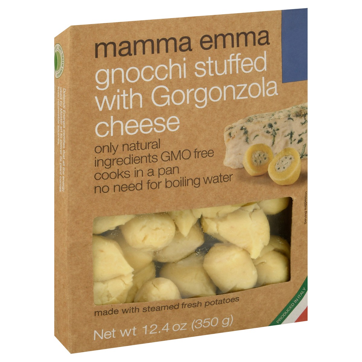 slide 4 of 9, mamma emma Gnocchi Stuffed With Gorgonzola Cheese 12.4 oz Box, 12.4 oz