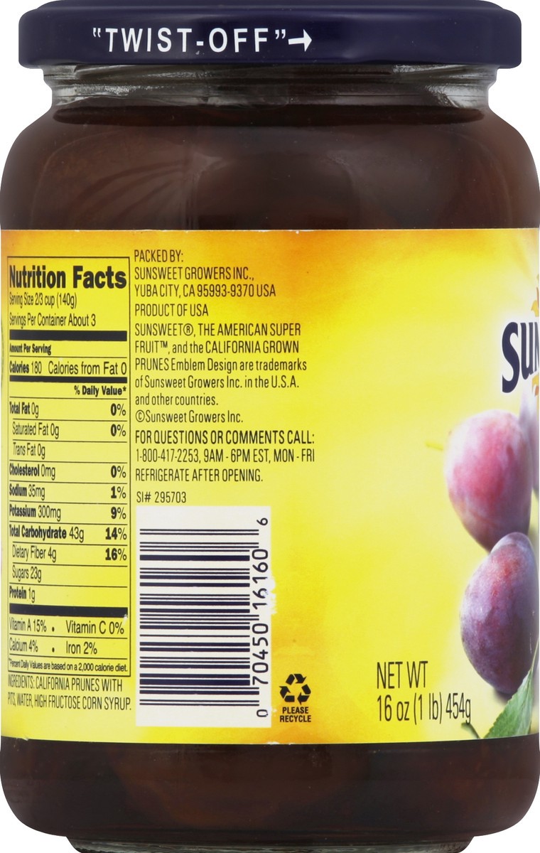 slide 7 of 7, Sunsweet Ready To Serve Prunes, 16 oz