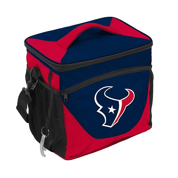 slide 1 of 1, NFL Houston Texans Cooler Bag - Navy/Red, 24 ct