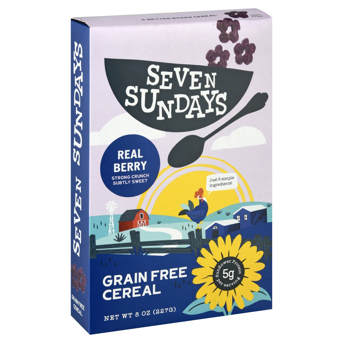 slide 4 of 13, Seven Sundays Grain Free Real Berry Cereal 8 oz, 8 oz