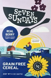 Seven Sundays Grain Free Real Berry Cereal 8 oz