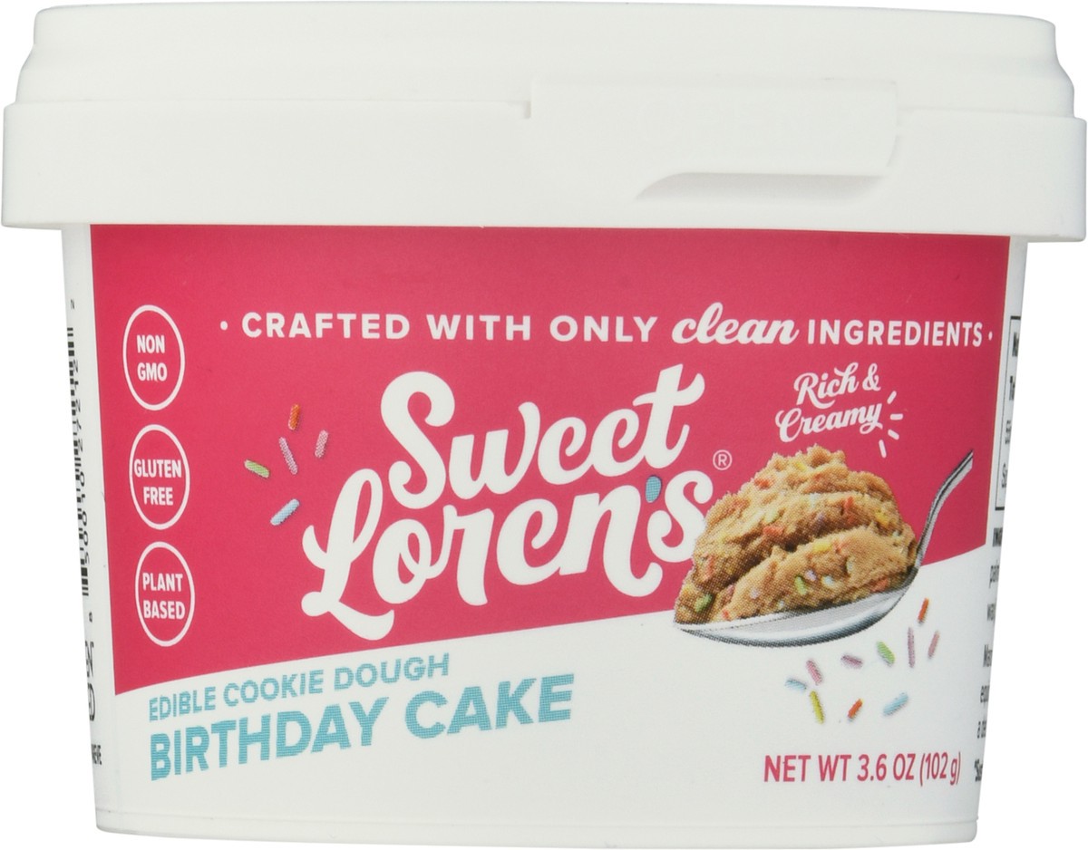 slide 6 of 9, Sweet Loren's Birthday Cake Edible Cookie Dough 3.6 oz, 3.6 oz