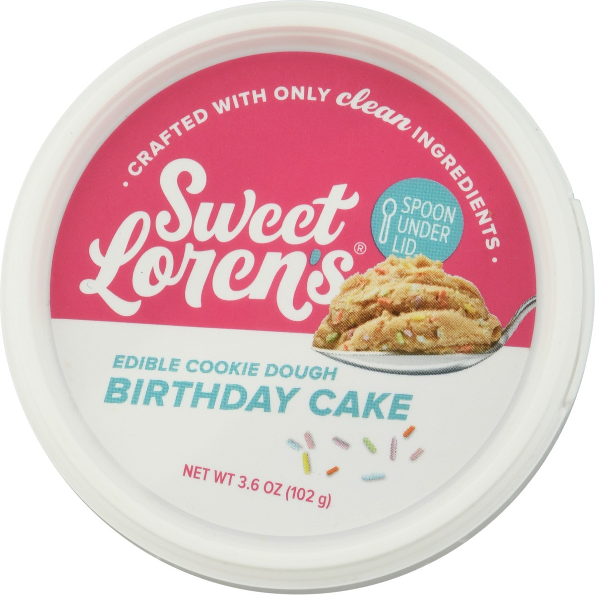 slide 9 of 9, Sweet Loren's Birthday Cake Edible Cookie Dough 3.6 oz, 3.6 oz