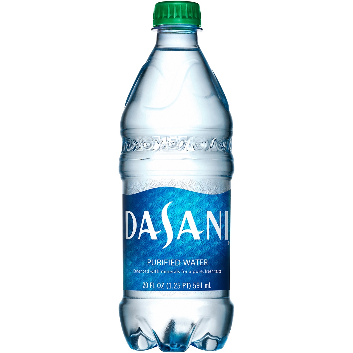 slide 1 of 1, DASANI Purified Water Bottle, 20 fl oz, 20 fl oz
