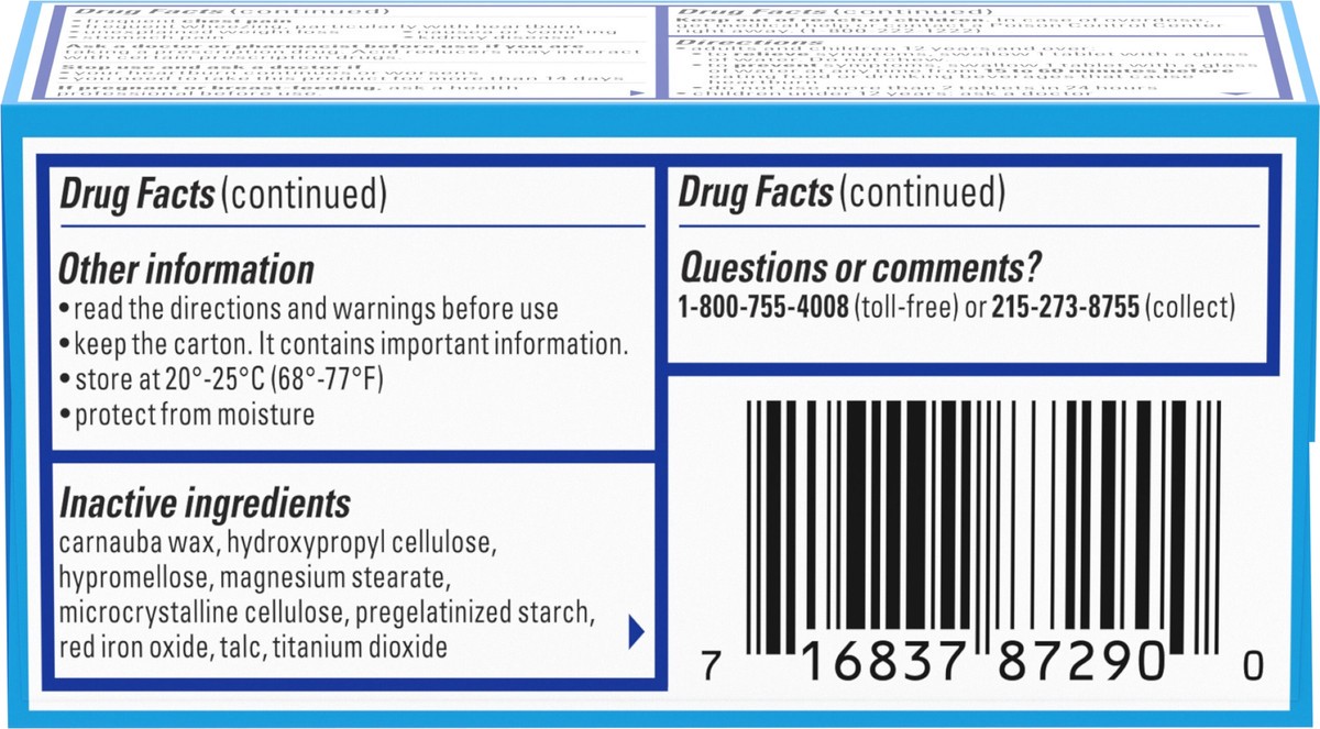 slide 5 of 9, Pepcid AC Original Strength Heartburn Relief Tablets, OTC Medicine Prevents & Relieves Heartburn Due to Acid Indigestion & Sour Stomach, 10mg Famotidine Acid Reducer, Fast-Acting, 90 ct, 90 ct