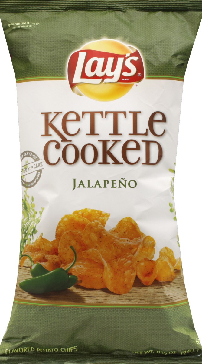 slide 5 of 6, Lay's Kettle Cooked Jalapeno Potato Chips, 8.5 oz