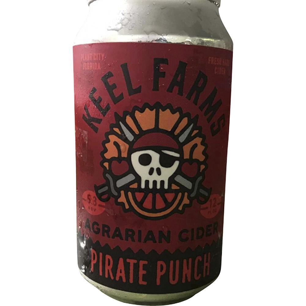 slide 1 of 1, Keel Farms Pirate Punch Cider, 6 ct