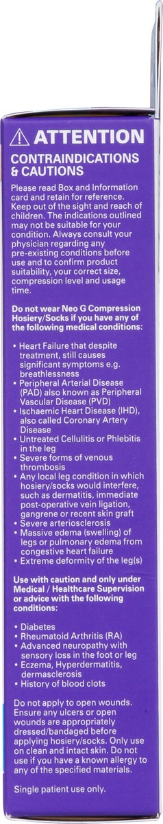 slide 9 of 9, Neo G Energizing Moderate Beige Knee Highs Medium 1 Pair, 1 ct