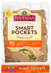 Toufayan Bakeries Everything Flavored Smart Pockets