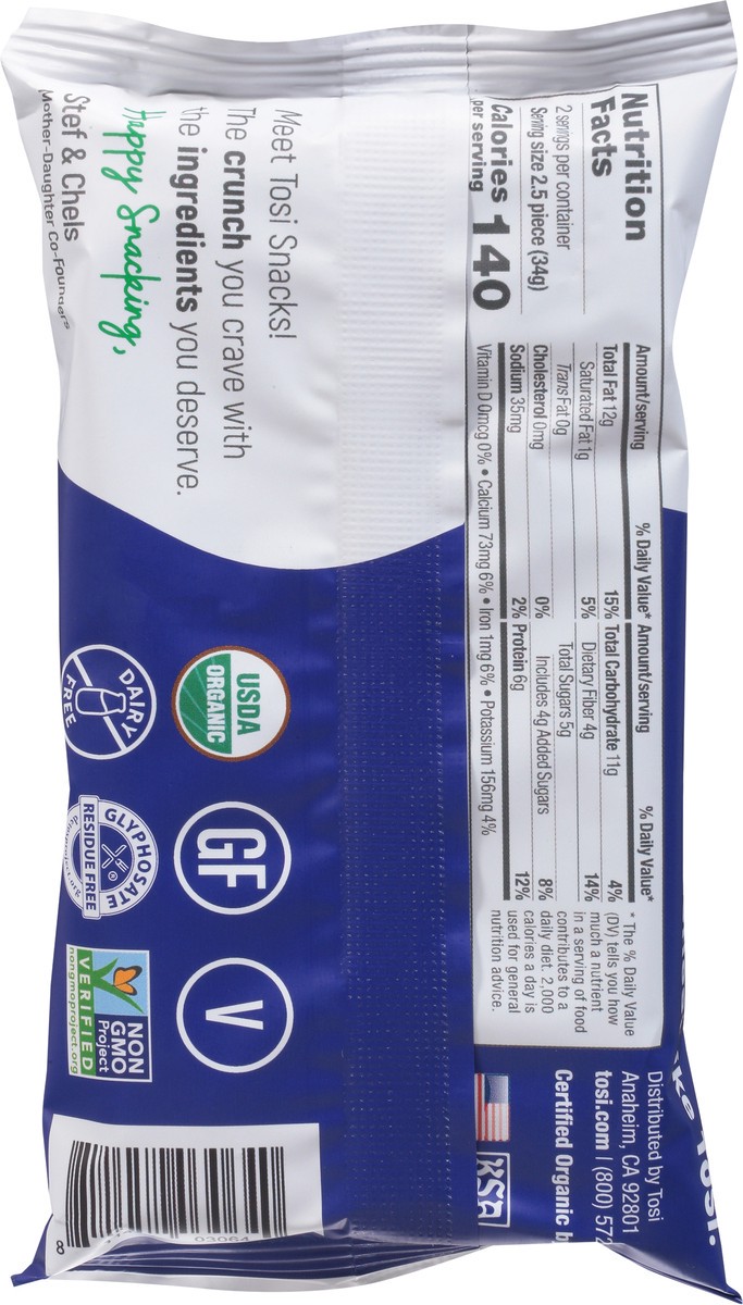 slide 5 of 14, Tosi Organic Crunchy Almond Blueberry Snack Bar 2.4 oz, 2.4 oz