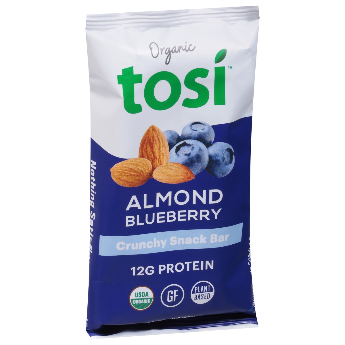 slide 4 of 14, Tosi Organic Crunchy Almond Blueberry Snack Bar 2.4 oz, 2.4 oz