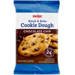Meijer Chocolate Chip Cookie Dough
