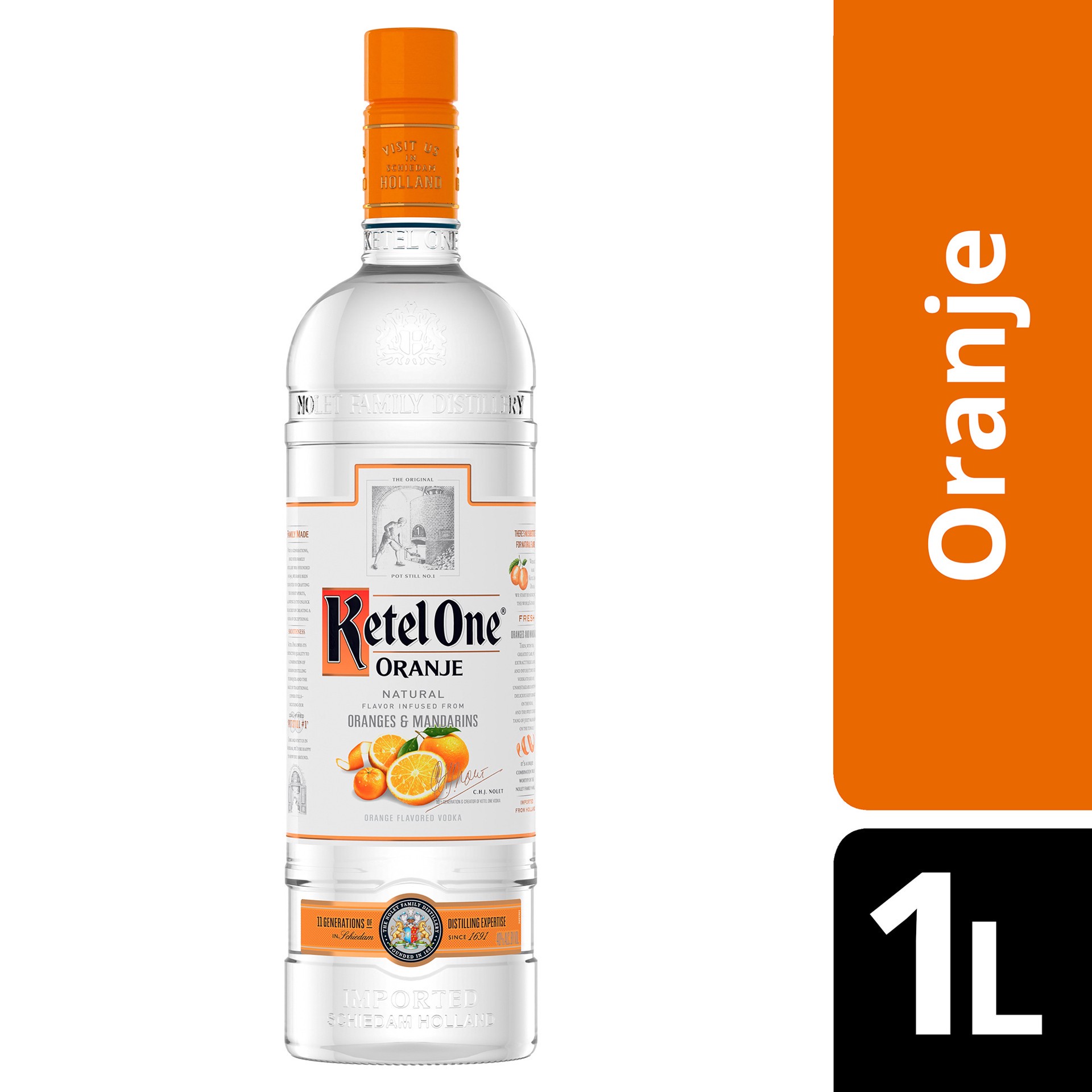 slide 4 of 7, Ketel One Oranje Flavored Vodka, 1 L, 1 liter