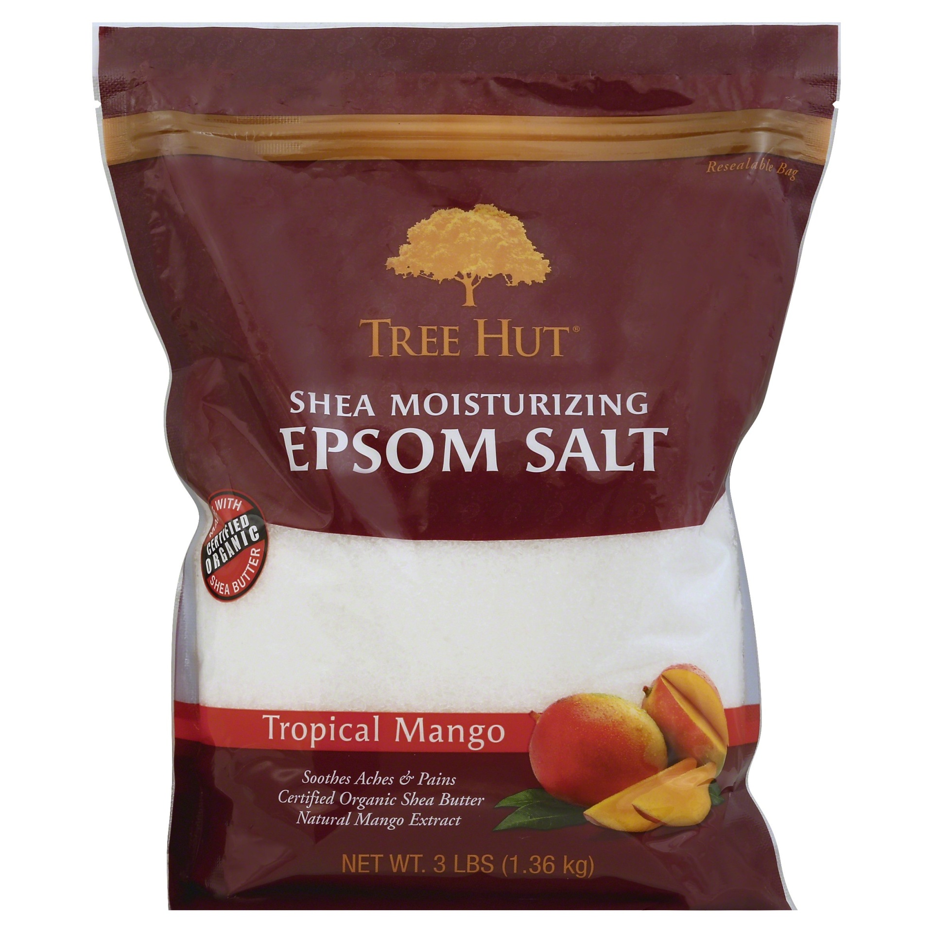 slide 1 of 2, Tree Hut Epsom Salt 3 lb, 3 lb