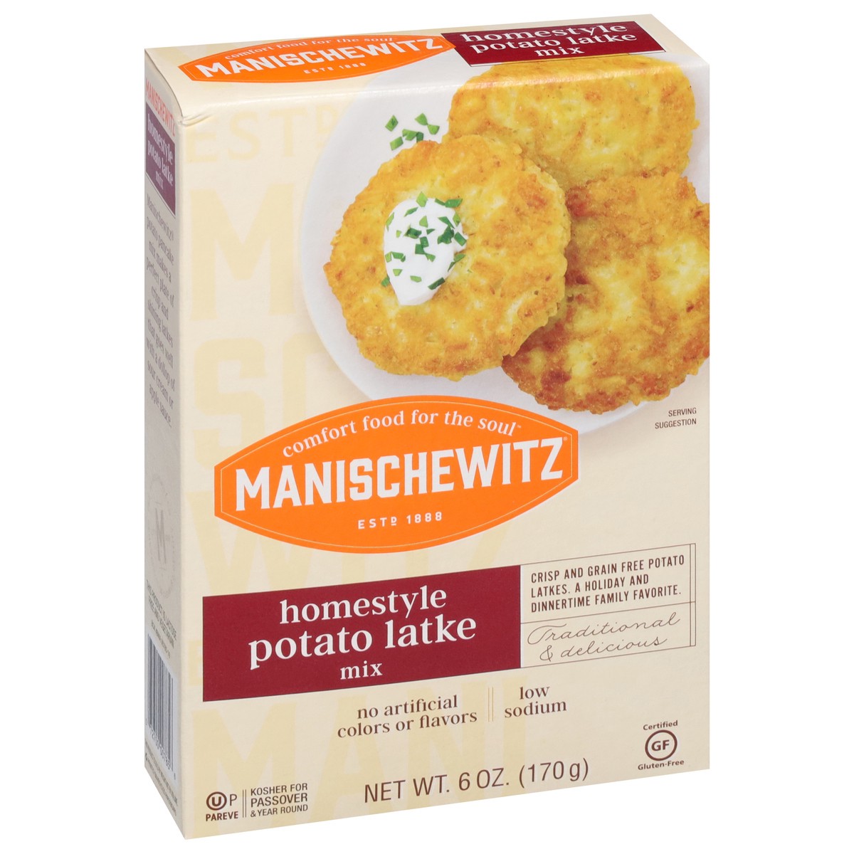 slide 7 of 9, Manischewitz Homestyle Potato Latke Mix 6 oz, 6 oz