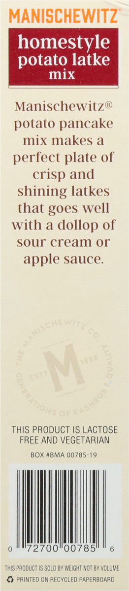 slide 6 of 9, Manischewitz Homestyle Potato Latke Mix 6 oz, 6 oz
