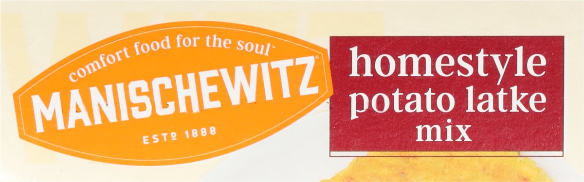 slide 2 of 9, Manischewitz Homestyle Potato Latke Mix 6 oz, 6 oz