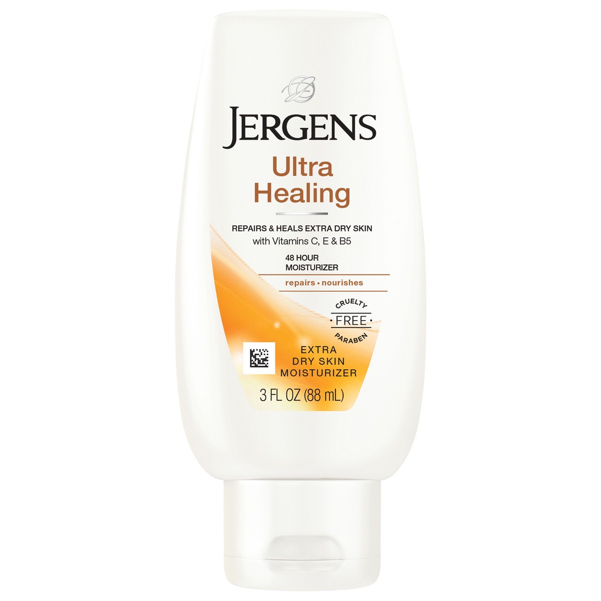 slide 1 of 9, Jergens Ultra Healing Dry Skin Moisturizer, Body Lotion for Absorption into Extra Dry Skin, Use After Washing Hands, with HYDRALUCENCE blend, Vitamins C, E, and B5, 3 z Bottle (Pack of 3), 3 fl oz