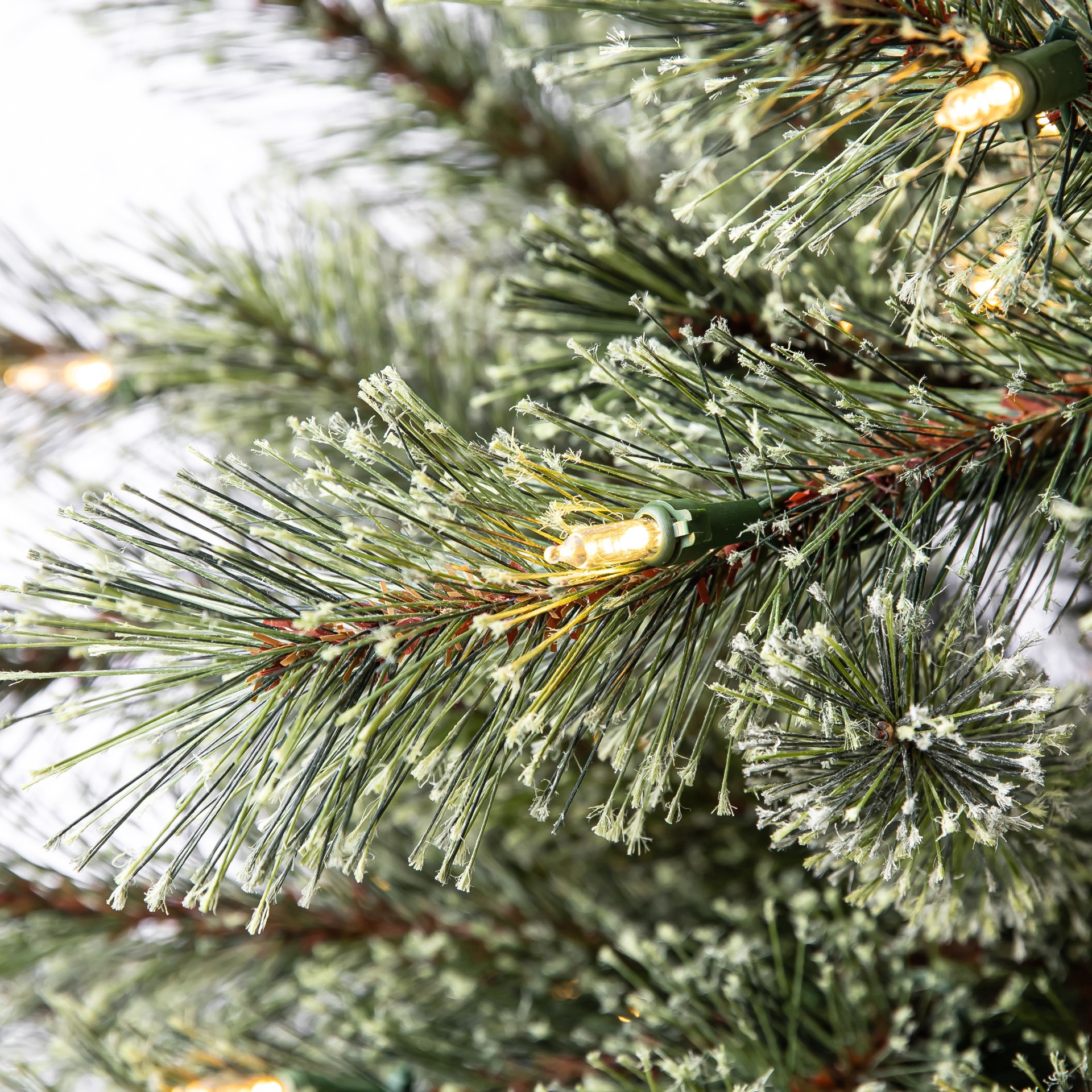 slide 4 of 10, 5ft. Pre-Lit Bowen Pine Artificial Christmas Tree, Warm White Led Lights By Ashland, 5 ft