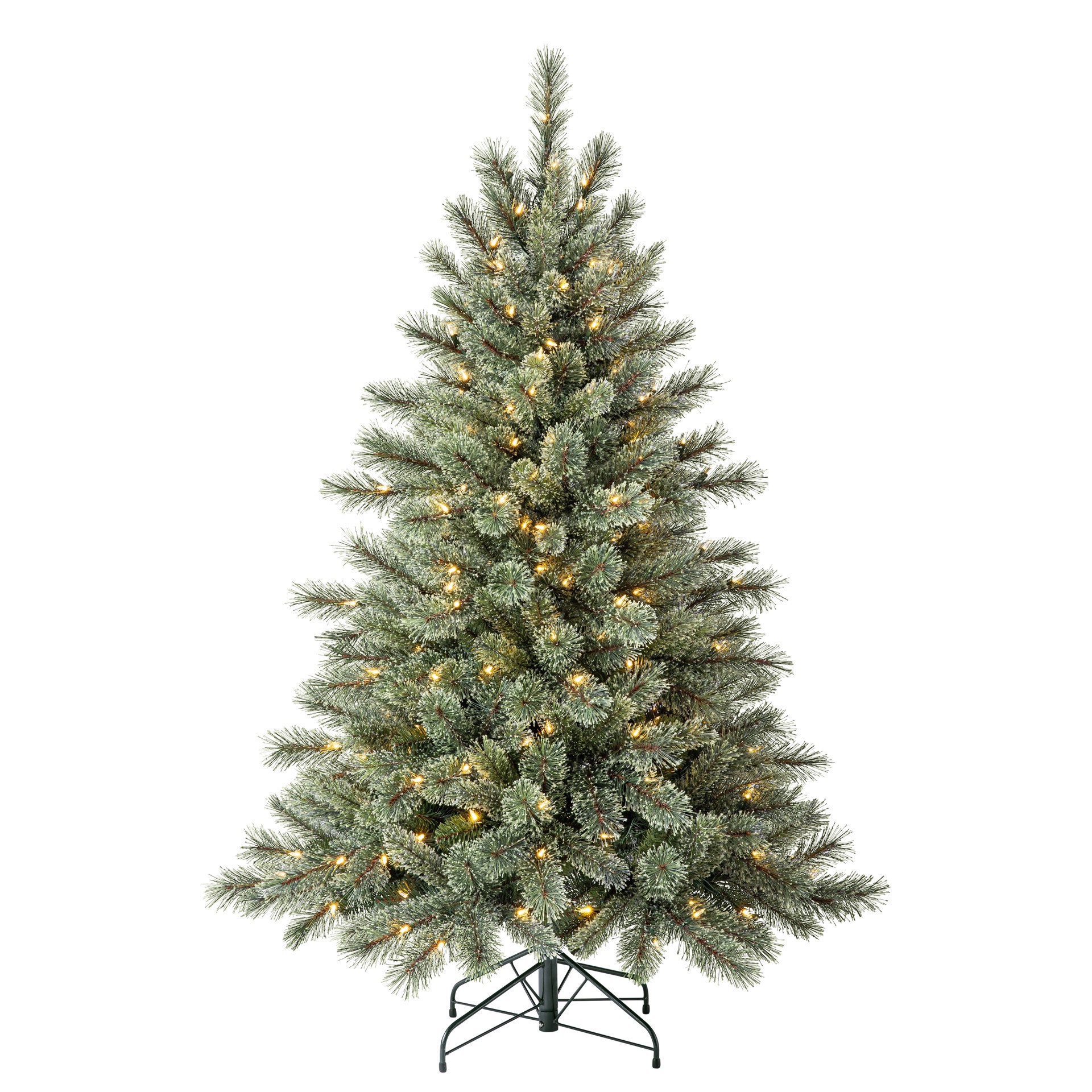 slide 9 of 10, 5ft. Pre-Lit Bowen Pine Artificial Christmas Tree, Warm White Led Lights By Ashland, 5 ft
