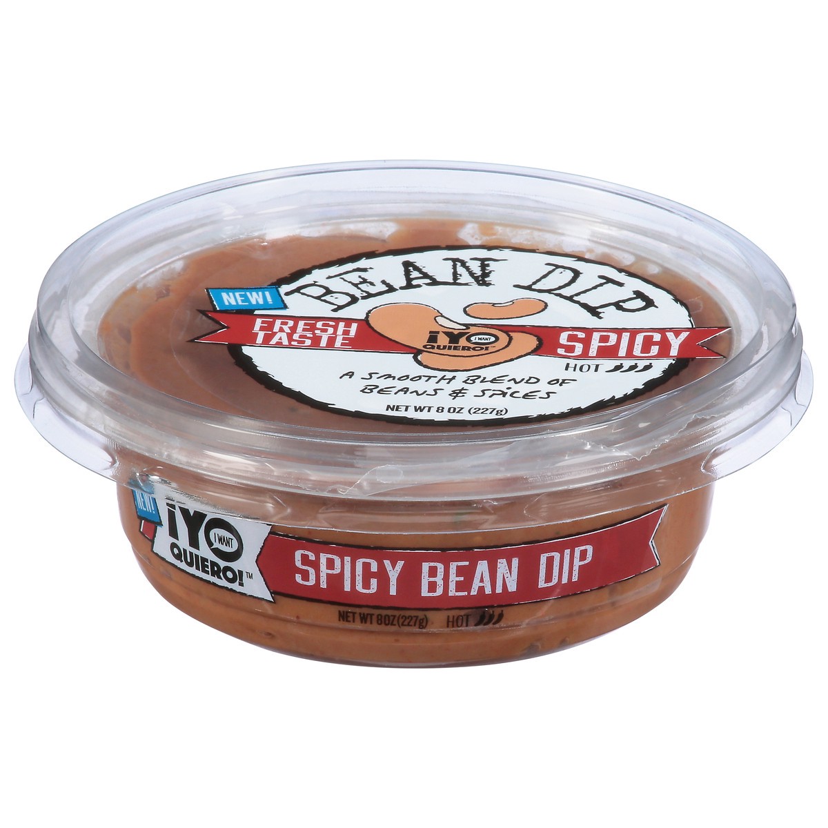 slide 1 of 1, ¡Yo Quiero! Yo Quiero Spicy Bean Dip, 8 oz