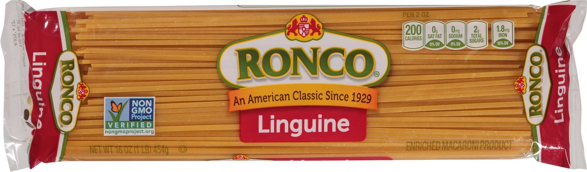 slide 13 of 14, Ronco Linguine 16 oz, 16 oz