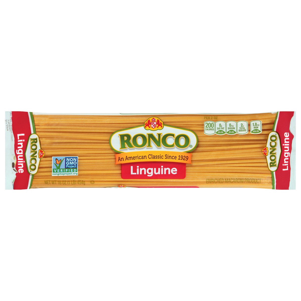 slide 8 of 14, Ronco Linguine 16 oz, 16 oz