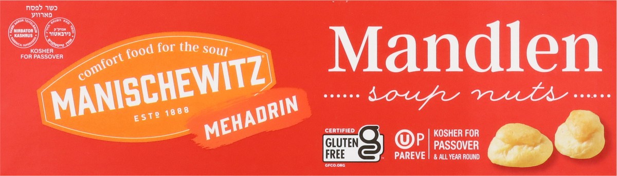 slide 8 of 9, Manischewitz Mehadrin Mandlen Soup Nuts 1 oz, 1 oz