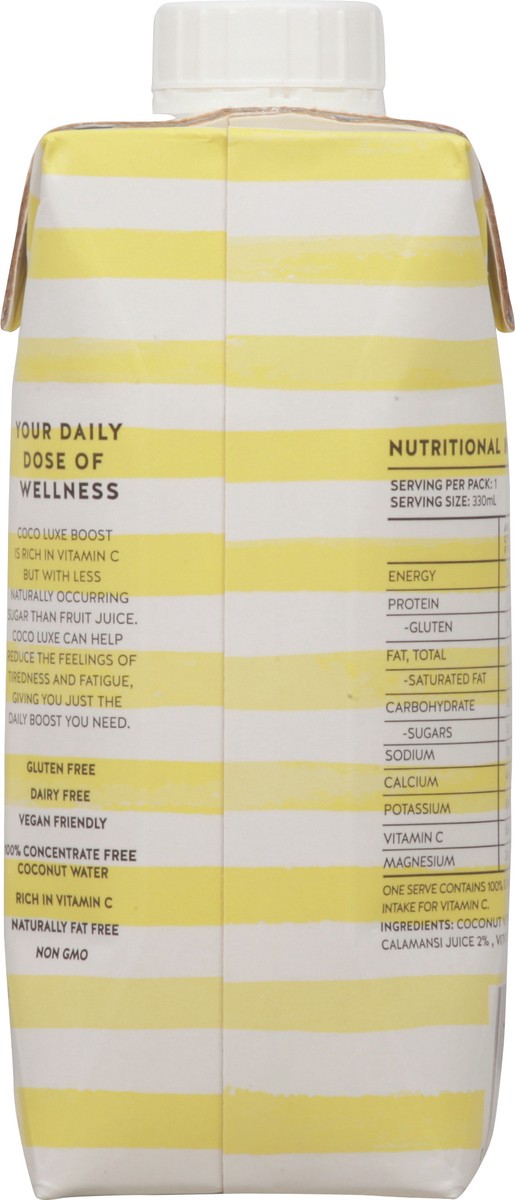 slide 8 of 14, Coco Luxe Boost with Vitamin C & B12 Coconut Water, 1 ct