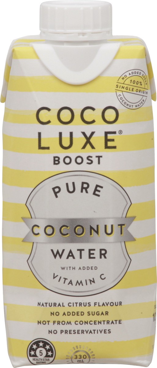 slide 3 of 14, Coco Luxe Boost with Vitamin C & B12 Coconut Water, 1 ct