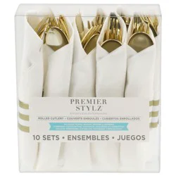 Unique PreRolled Cutlery Set 10 Count