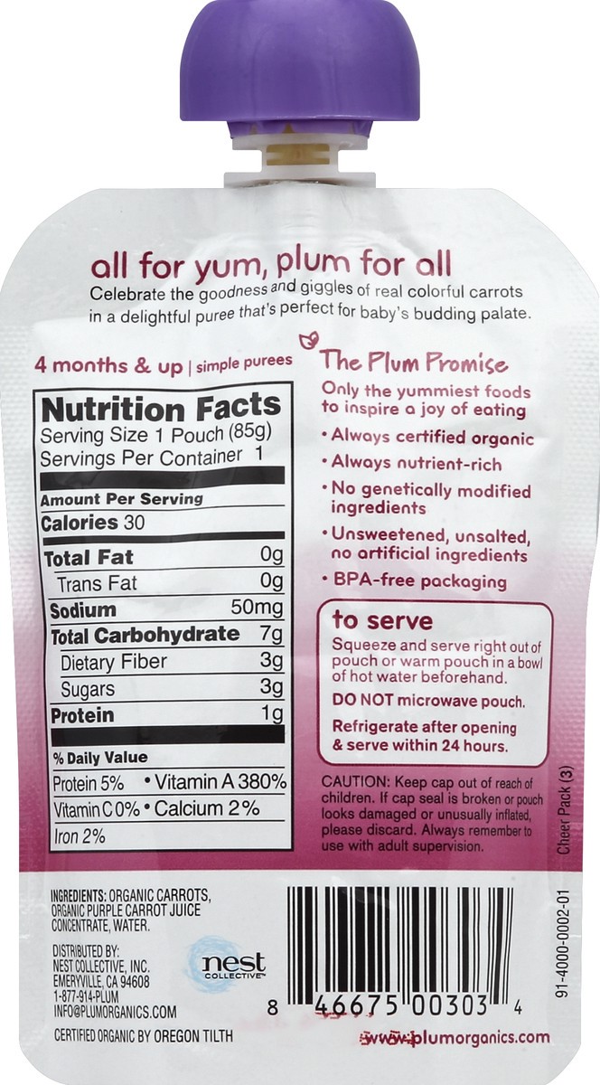 slide 3 of 3, Plum Baby Food 3 oz, 3 oz