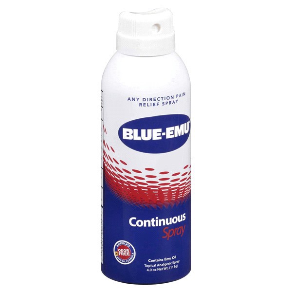 slide 4 of 17, Blue-Emu Pain Relief, Odor Free, Maximum Strength, Spray, 4 oz