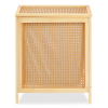 slide 6 of 21, Whitmor Cane Natural Hamper with Lid, 1 ct