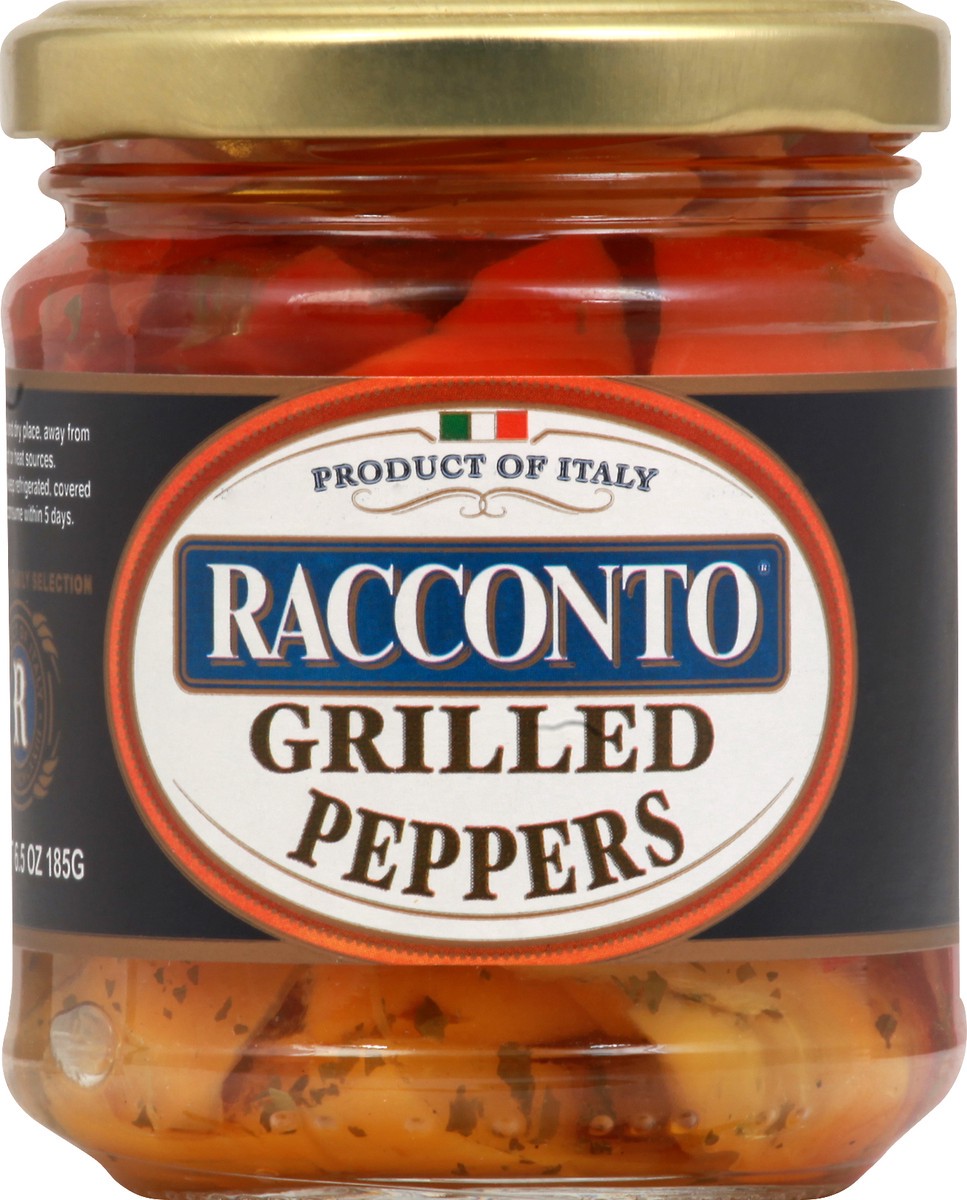 slide 4 of 7, Racconto Grilled Peppers, 6.5 oz